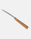 Couteau de table Opinel Bon Appétit N°125 avec lame inox lisse et manche en bois d’olivier.