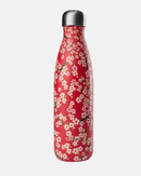 Bouteille isotherme Qwetch Flowers Rouge – motif floral – 500 ml – inox sans BPA