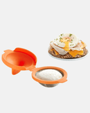 pocheuse en silicone et acier de chez lékué