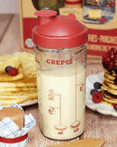 Coffret Shaker Miam Factory Cookut pour crêpes, pancakes, et gaufres, préparation facile et rapide pour des petits-déjeuners gourmands.