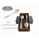 Coffret 2 ou 6 Georgettes inox brillant droitier - Maison Habiague