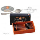 Coffret 2 ou 6 Georgettes inox mat gaucher - Maison Habiague