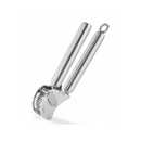 Presse ail Rösle en inox, outil robuste pour presser l'ail facilement, même sans éplucher.