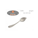 Cuillère à l'unité Georgette inox mat gaucher - Maison Habiague