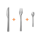 Set 3 couverts inox - Maison Habiague