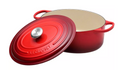 Cocotte fonte le Creuset ovale rouge cerise 31cm