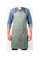  Tablier avec poches pratiques et passant torchon pour cuisine ou atelier.
