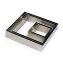 Cercle carré inox - Maison Habiague
